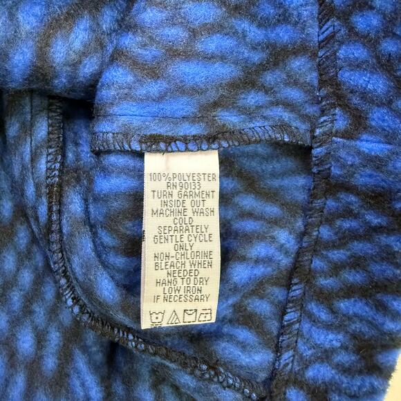 Bob Mackie Wearable Art Blue Black Geometric Button Front Jacket XS NWT - Picture 9 of 10